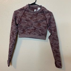 Gymshark long sleeve crop top